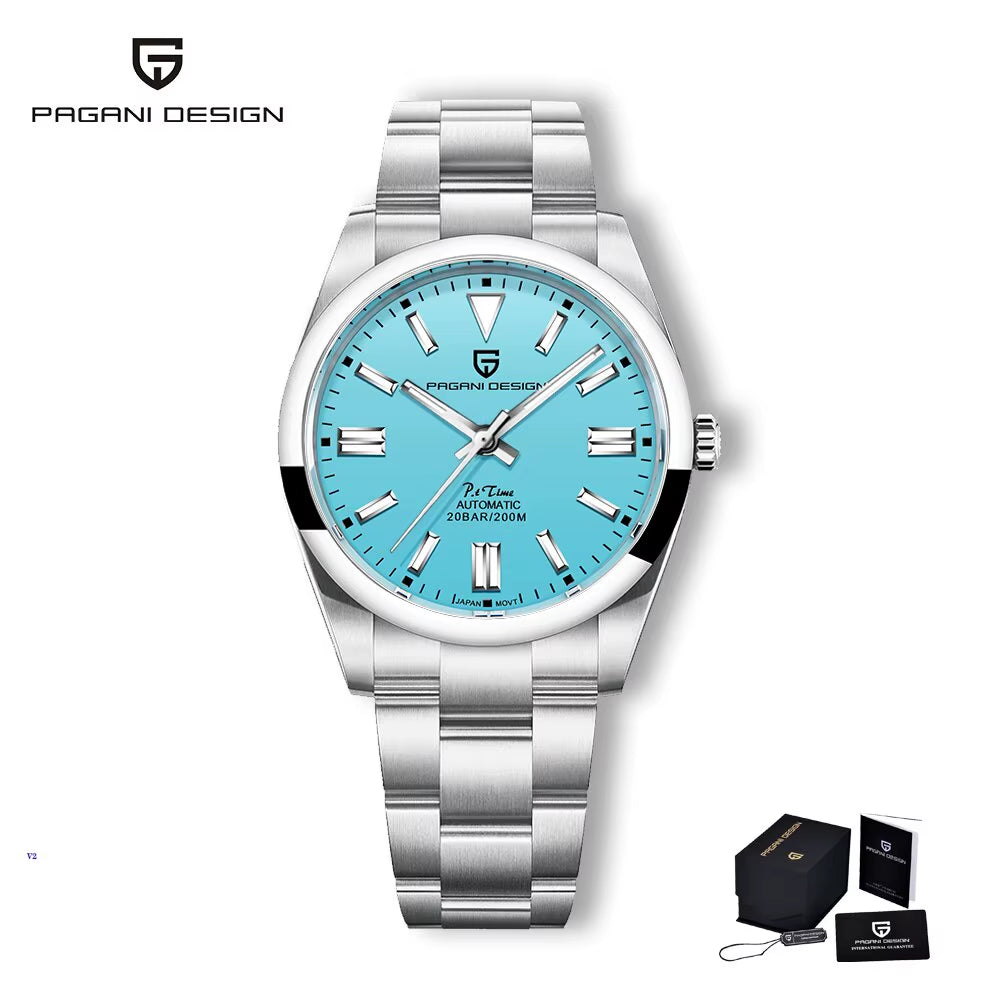 2024 PAGANI Design New 39Mm Men'S Mechanical Watches NH35 Automatic Watch Sapphire Stainless Steel 20Bar Waterproof Reloj Hombre