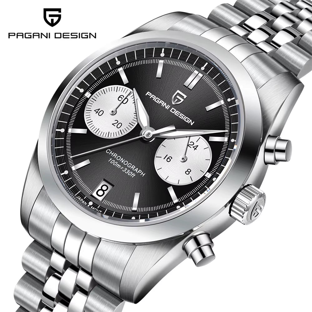 Pilot Men'S Quartz Watches Sports Waterproof Wristwatch Sapphire Automatic Watch Relogio Masculino 2024 PD1775
