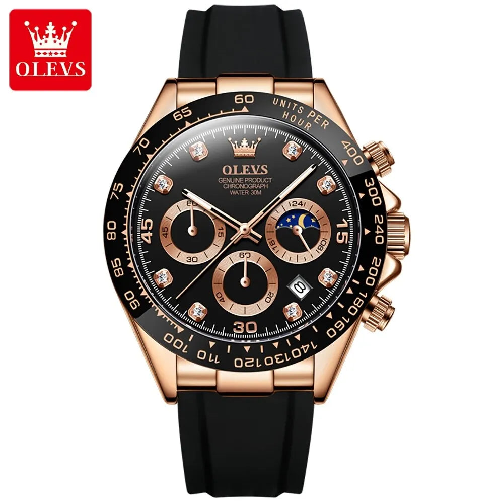 Luxury Men Watch Quartz Man Watches Waterproof Luminous Top Brand Watch for Men Date Chronograph Sport Wristwatch