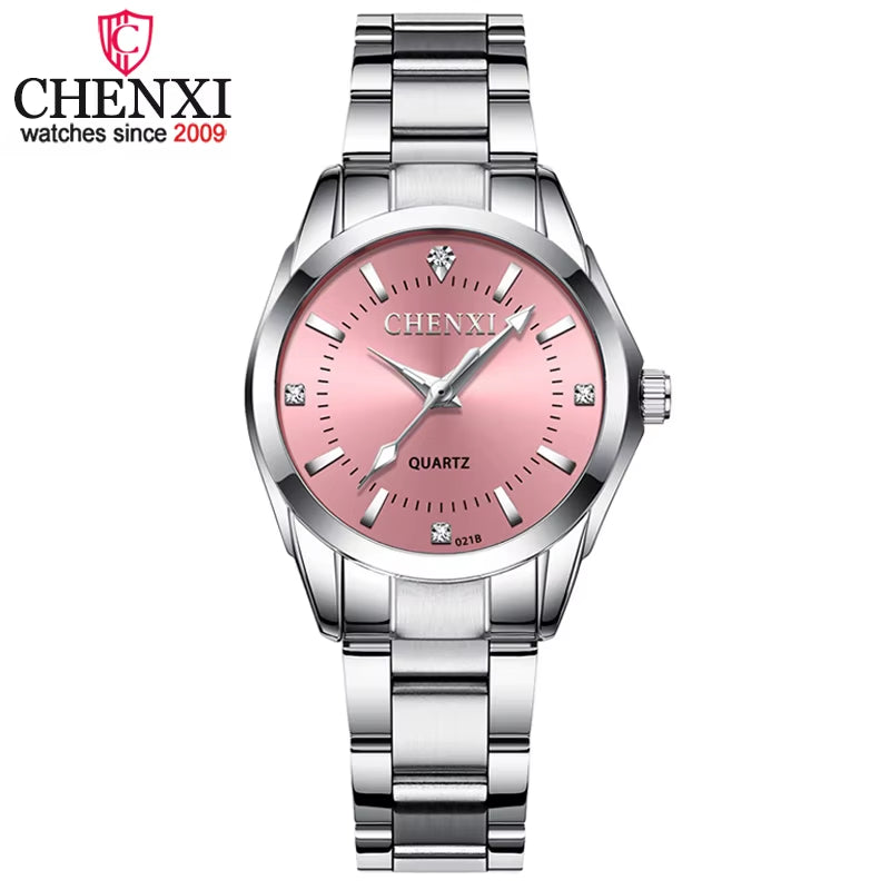 Lady Rhinestone Fashion Watch Women Quartz Watch Women'S Wrist Watches Female Dress Clock Xfcs Relogio Feminino