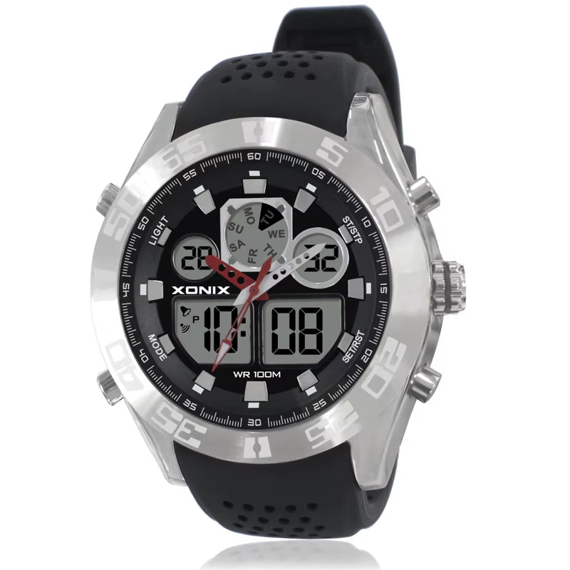TOP Men Sports Watches Waterproof 100M Analog-Digital Watch Running Swimming Diving Wristwatch Relojes Hombre Montre Homme MY