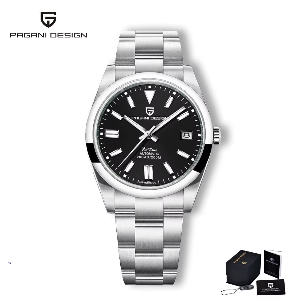 2024 PAGANI Design New 39Mm Men'S Mechanical Watches NH35 Automatic Watch Sapphire Stainless Steel 20Bar Waterproof Reloj Hombre