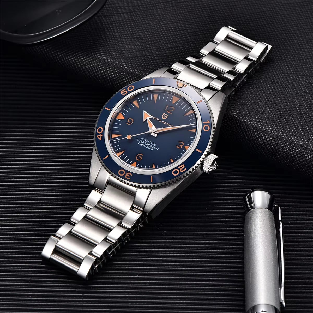 2024 New PAGANI Design 41Mm Men'S Automatic Mechanical Watch Classic Retro 200M Waterproof Business Sports Watches Reloj Hombre