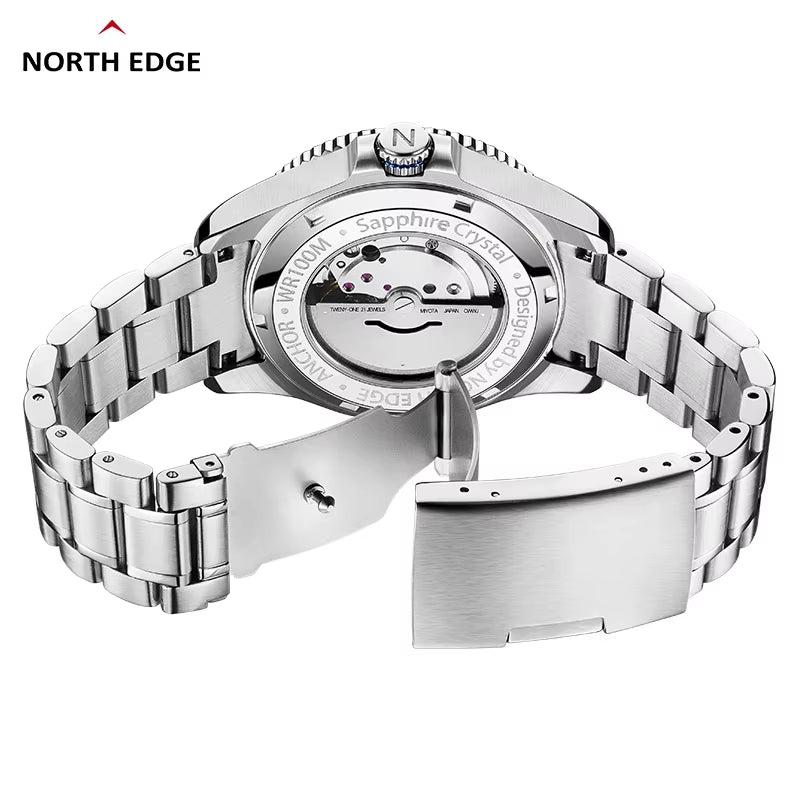 ANCHOR 42MM Men Mechanical Wristwatch Luxury Sapphire Glass MIYOTA 8215 Automatic Watches 10Bar Waterproof Watch Men