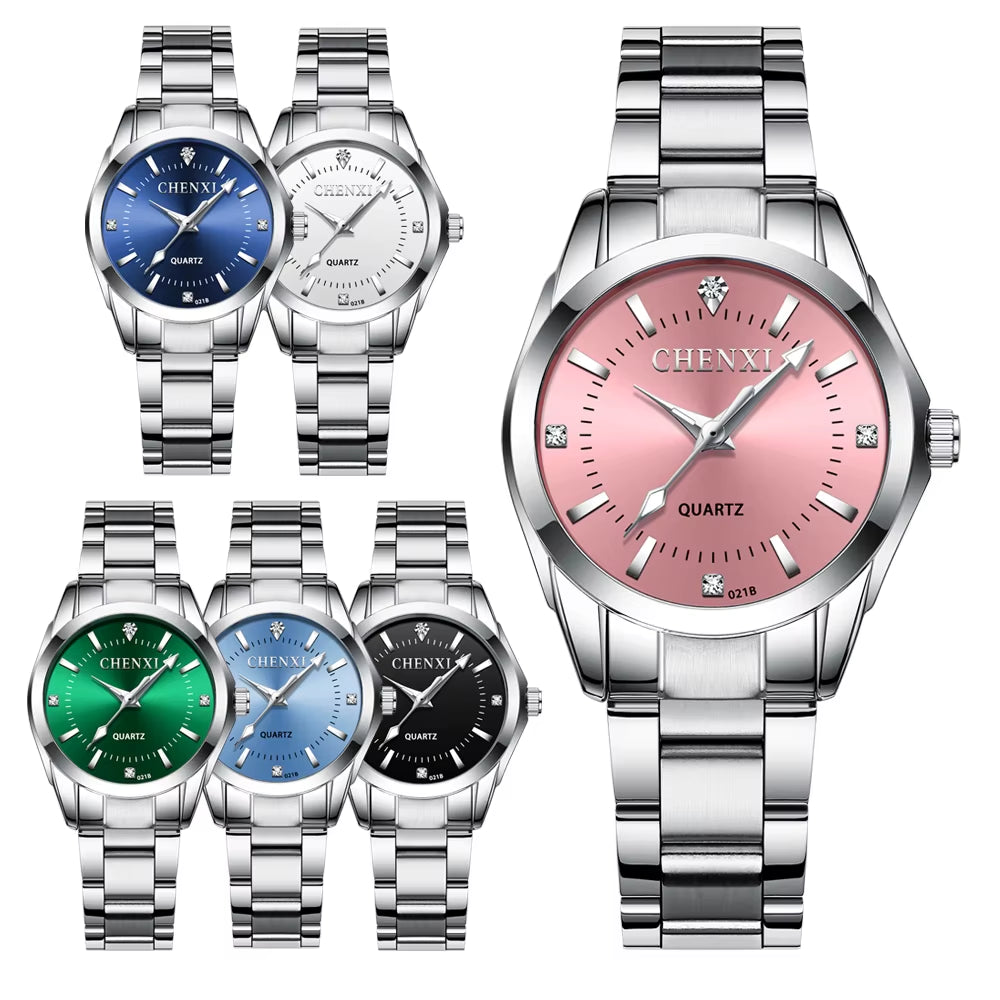 Lady Rhinestone Fashion Watch Women Quartz Watch Women'S Wrist Watches Female Dress Clock Xfcs Relogio Feminino