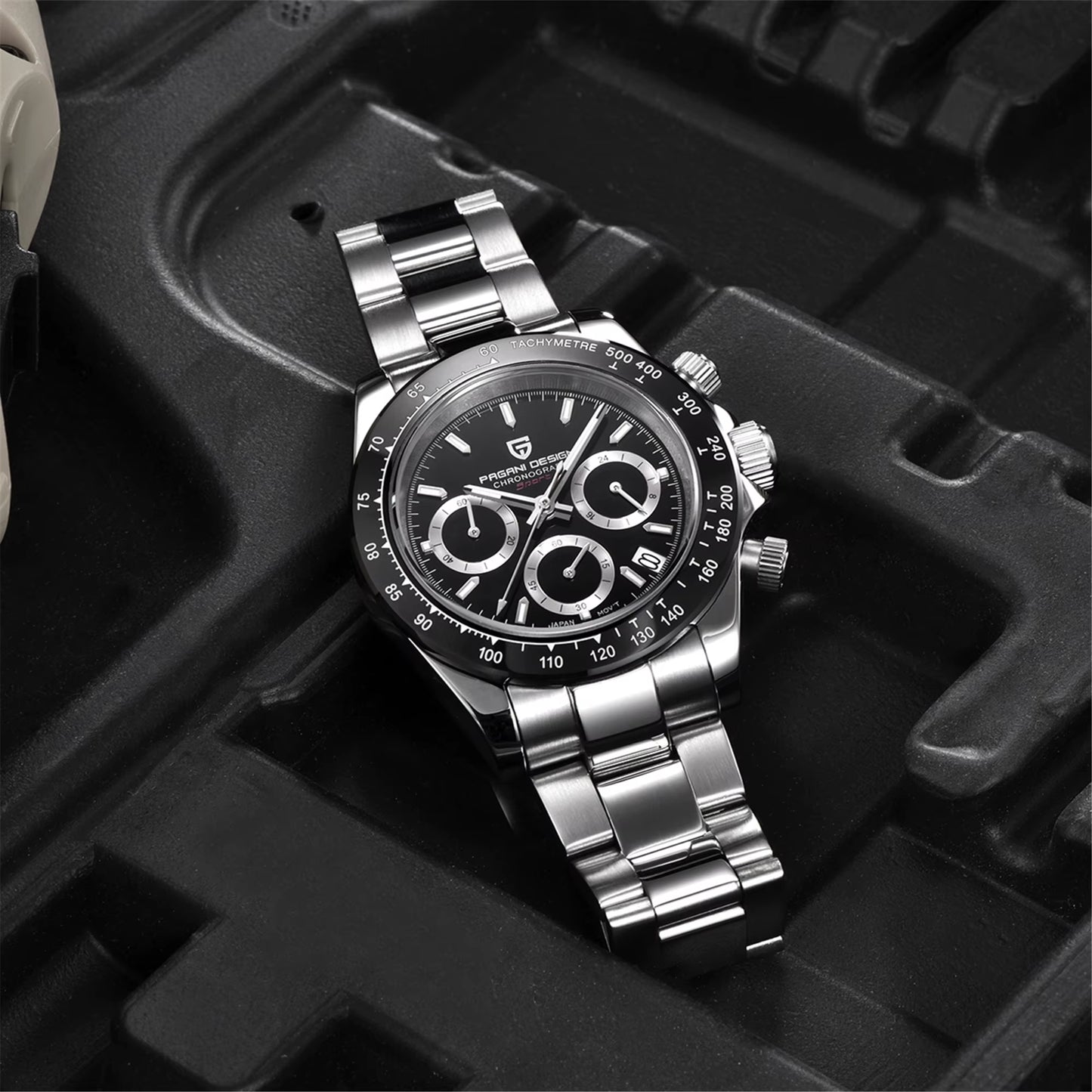 2023 New Top Brand Men'S Quartz Wristwatch Watches Men'S Stainless Steel Waterproof Chronograph Reloj Hombre