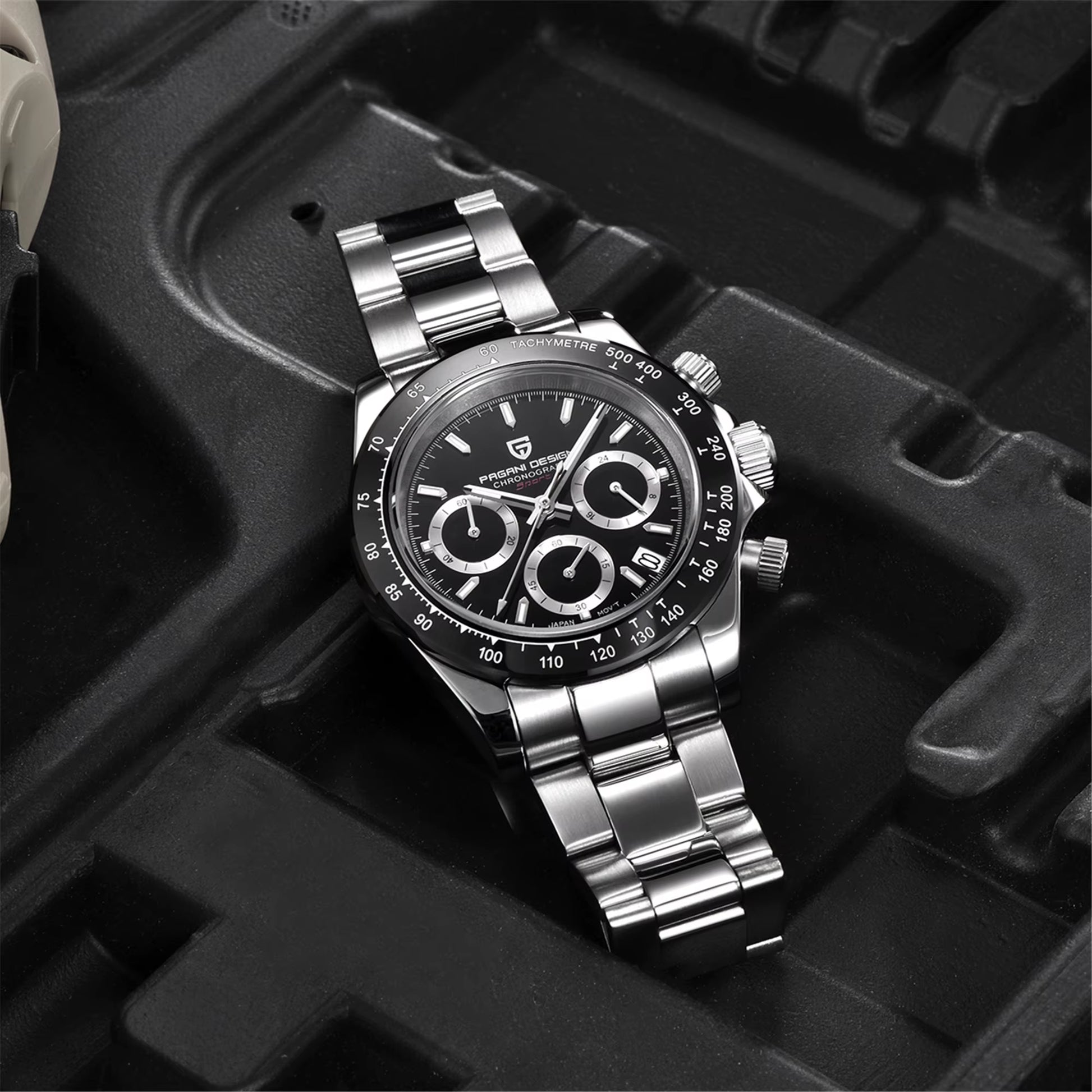 2023 New Top Brand Men'S Quartz Wristwatch Watches Men'S Stainless Steel Waterproof Chronograph Reloj Hombre
