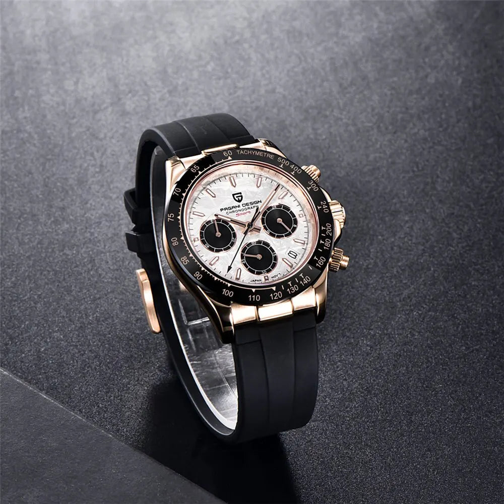 2024 New  Men Sports Quartz Watches Mens Business Watches VK63 Top Brand Luxury Watch Men Chronograph Watch for Men