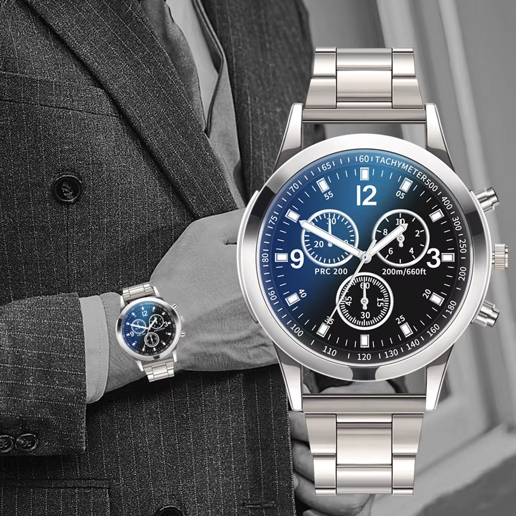 Luxury Business Men'S Quartz Sports Watch Stainless Steel Men'S Mechanical Watches Men'S Fashion Watches Relogio Masculino