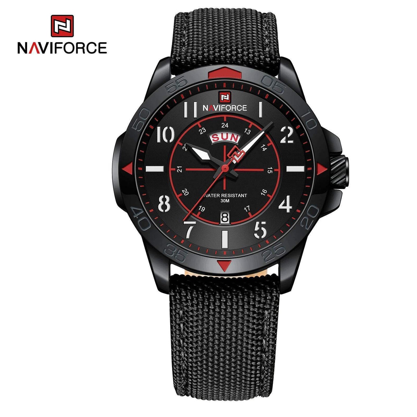 Top Brand NAVIFORCE Men'S Watches Waterproof Luxury Business Casual Nylon Strap