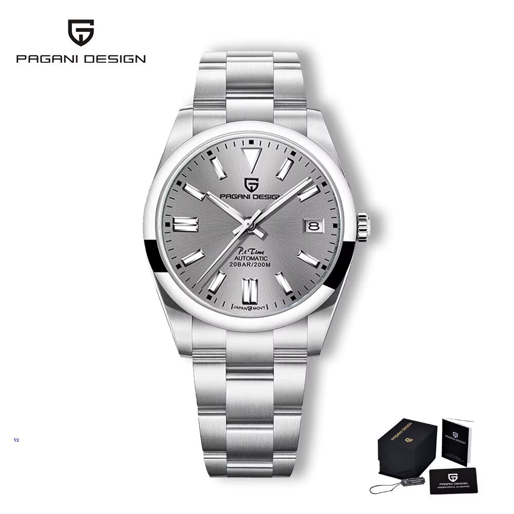 2024 PAGANI Design New 39Mm Men'S Mechanical Watches NH35 Automatic Watch Sapphire Stainless Steel 20Bar Waterproof Reloj Hombre