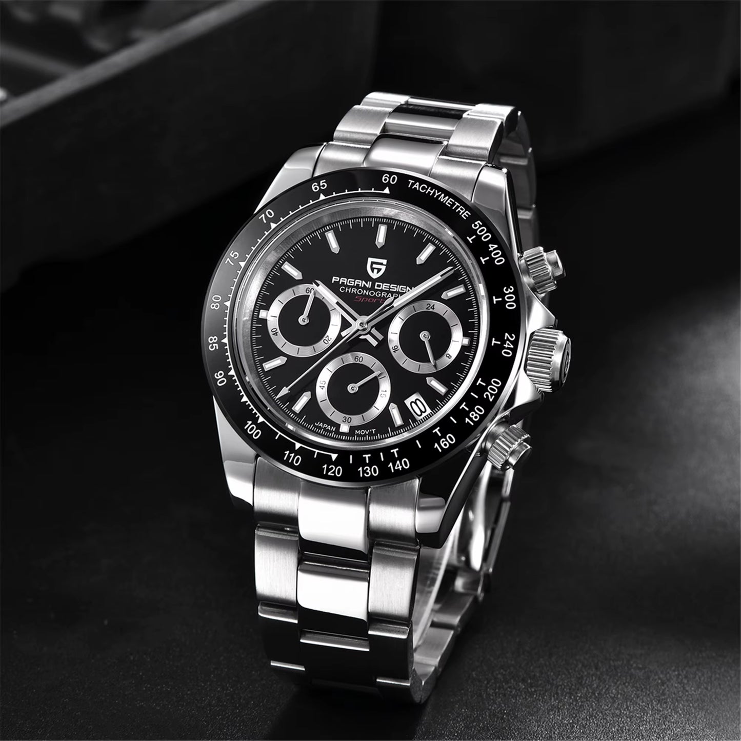 2023 New Top Brand Men'S Quartz Wristwatch Watches Men'S Stainless Steel Waterproof Chronograph Reloj Hombre
