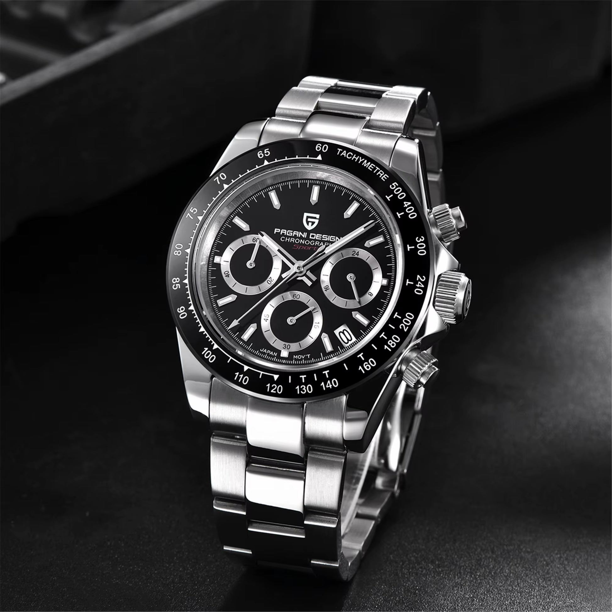 2023 New Top Brand Men'S Quartz Wristwatch Watches Men'S Stainless Steel Waterproof Chronograph Reloj Hombre