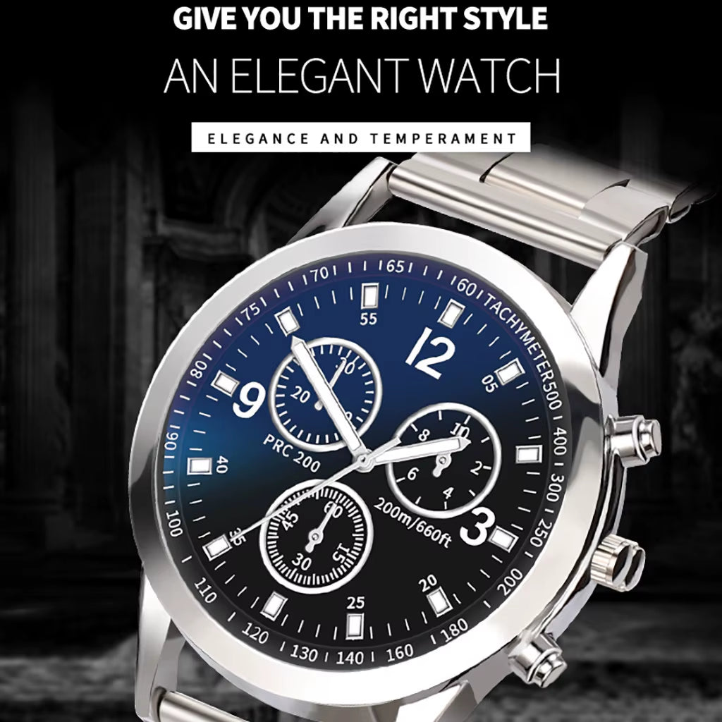 Luxury Business Men'S Quartz Sports Watch Stainless Steel Men'S Mechanical Watches Men'S Fashion Watches Relogio Masculino