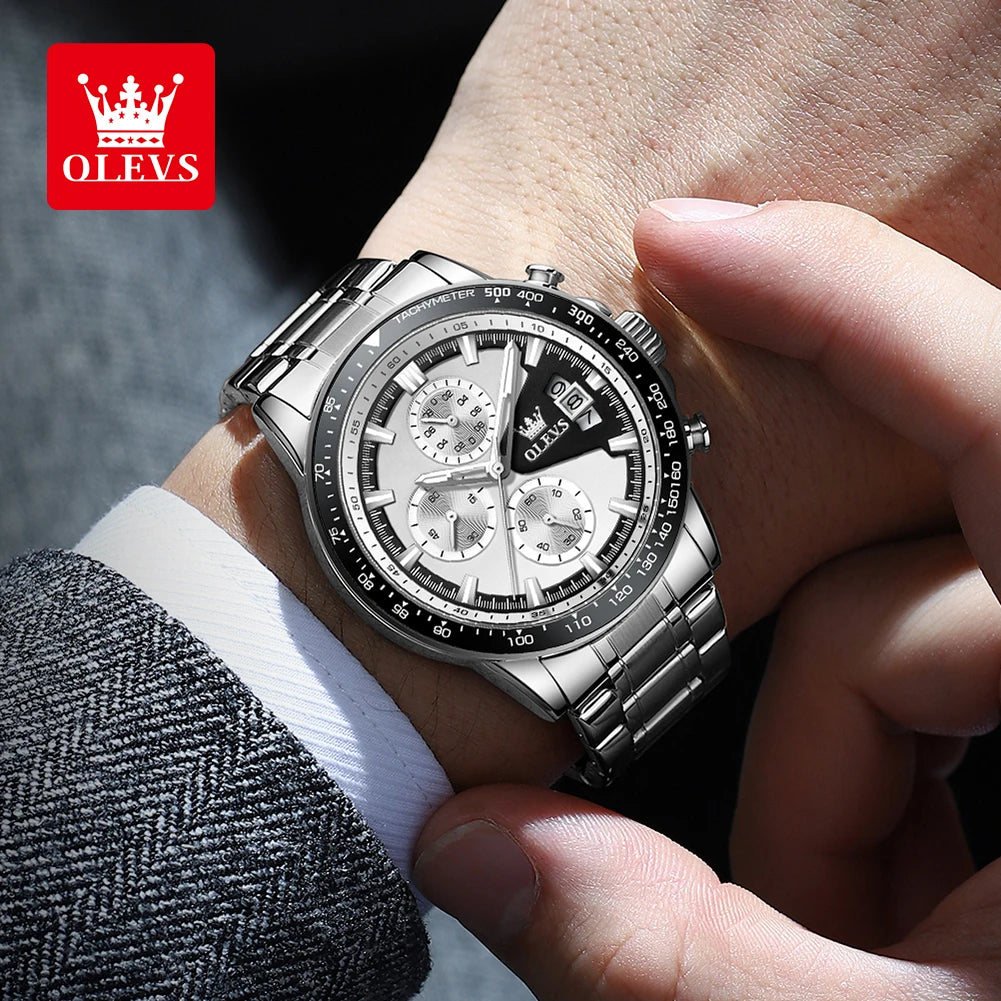 Original Quartz Watch for Men Chronograph Waterproof Men Wristwatch Fashion Business Men'S Watches 2023 Trend