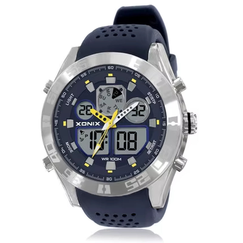 TOP Men Sports Watches Waterproof 100M Analog-Digital Watch Running Swimming Diving Wristwatch Relojes Hombre Montre Homme MY