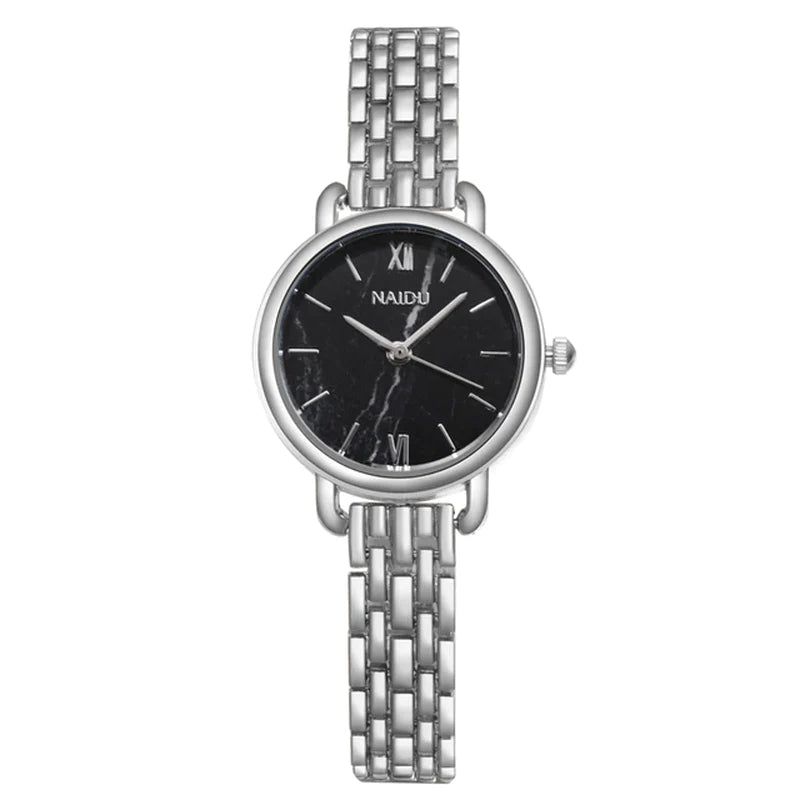 Women Watches New NAIDU Rose Gold Silver Ladies Bracelet Watch Womens Quartz Dress Wristwatch Feminino Reloj Mujer Kol Saati