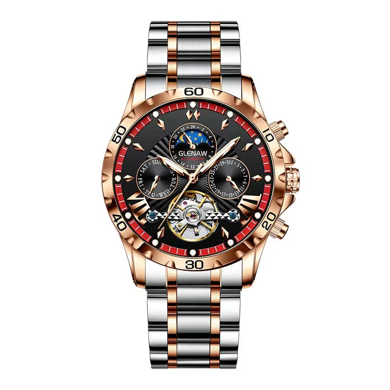 Design Mens Watches Top Brand Luxury Fashion Business Automatic Watch Men'S Waterproof Mechanical Watch Montre Homme