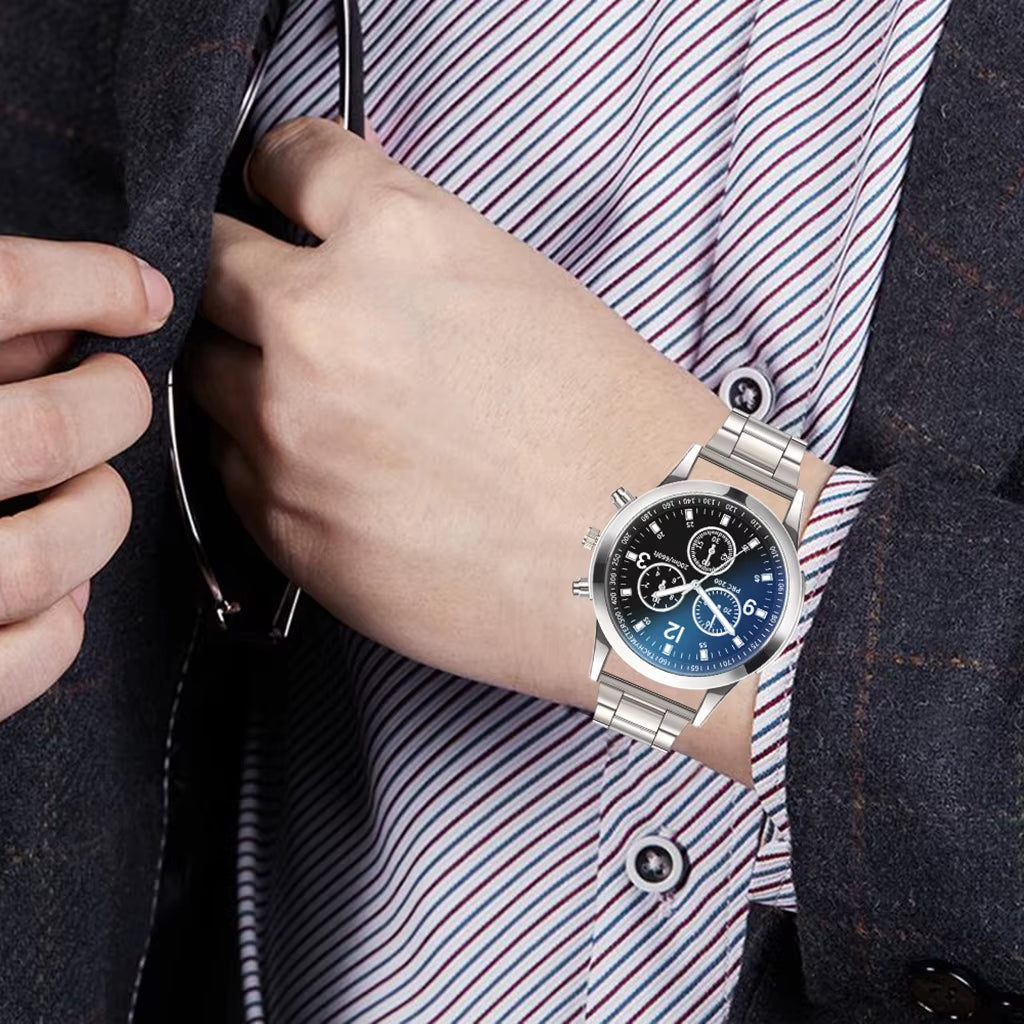 Luxury Business Men'S Quartz Sports Watch Stainless Steel Men'S Mechanical Watches Men'S Fashion Watches Relogio Masculino