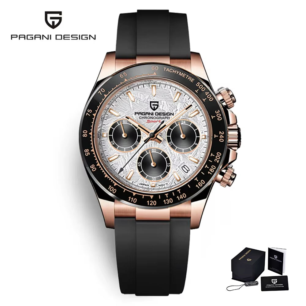 2024 New  Men Sports Quartz Watches Mens Business Watches VK63 Top Brand Luxury Watch Men Chronograph Watch for Men