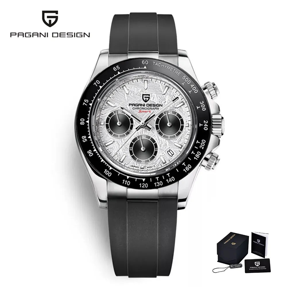 2024 New  Men Sports Quartz Watches Mens Business Watches VK63 Top Brand Luxury Watch Men Chronograph Watch for Men