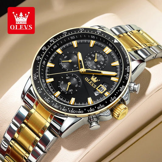 Original Quartz Watch for Men Chronograph Waterproof Men Wristwatch Fashion Business Men'S Watches 2023 Trend
