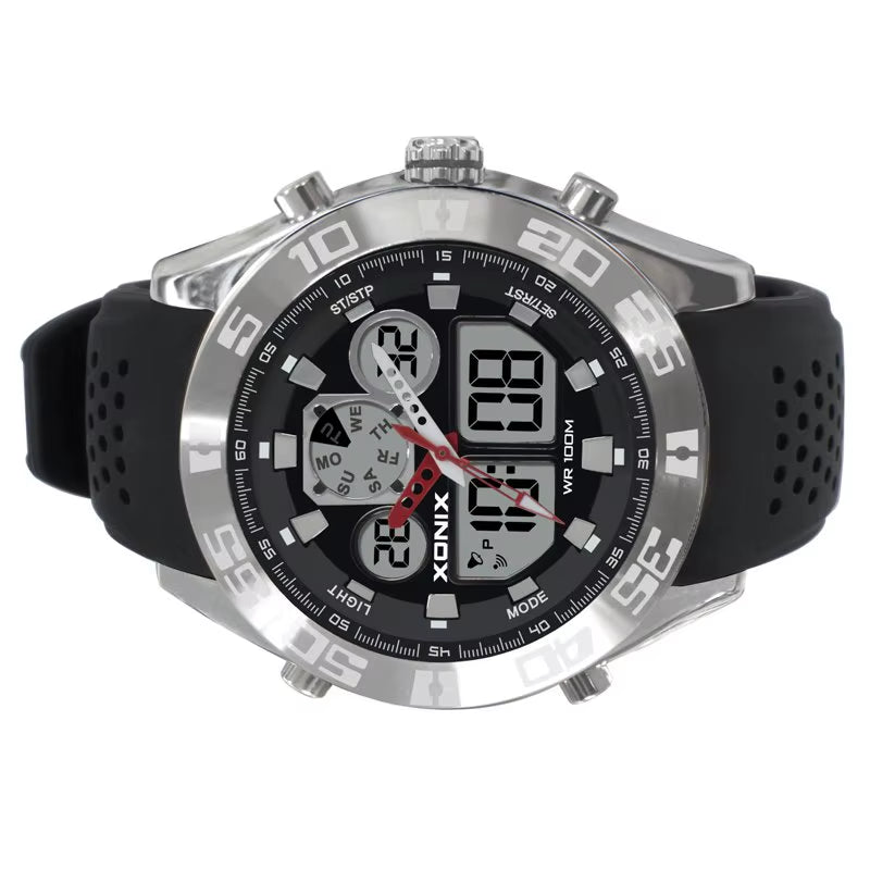 TOP Men Sports Watches Waterproof 100M Analog-Digital Watch Running Swimming Diving Wristwatch Relojes Hombre Montre Homme MY