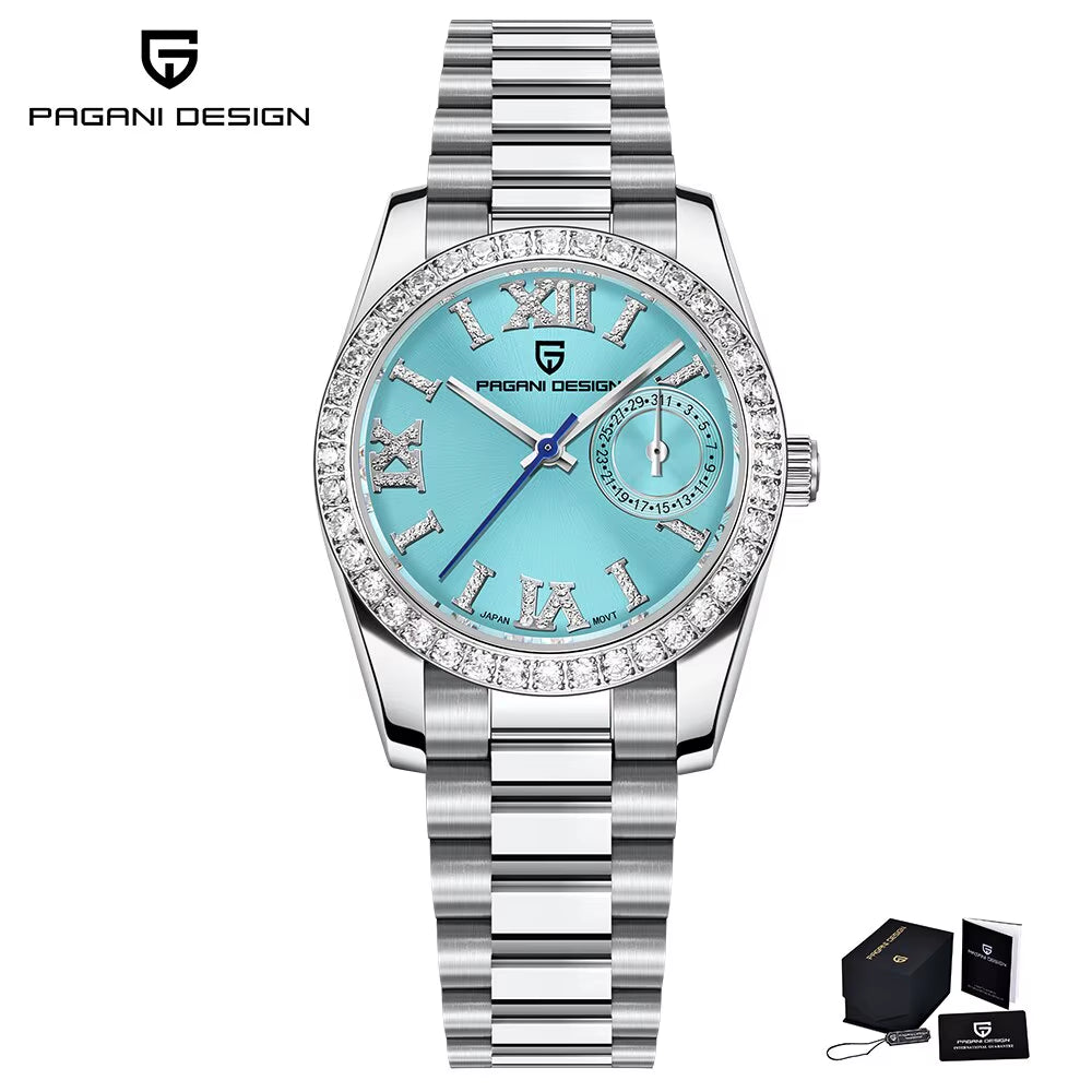 PAGANI DESIGN 2024 New 32MM Women'S Wristwatch Elegant Luxury Quartz Watch for Women Fashion Waterproof Watches Sapphire Clock