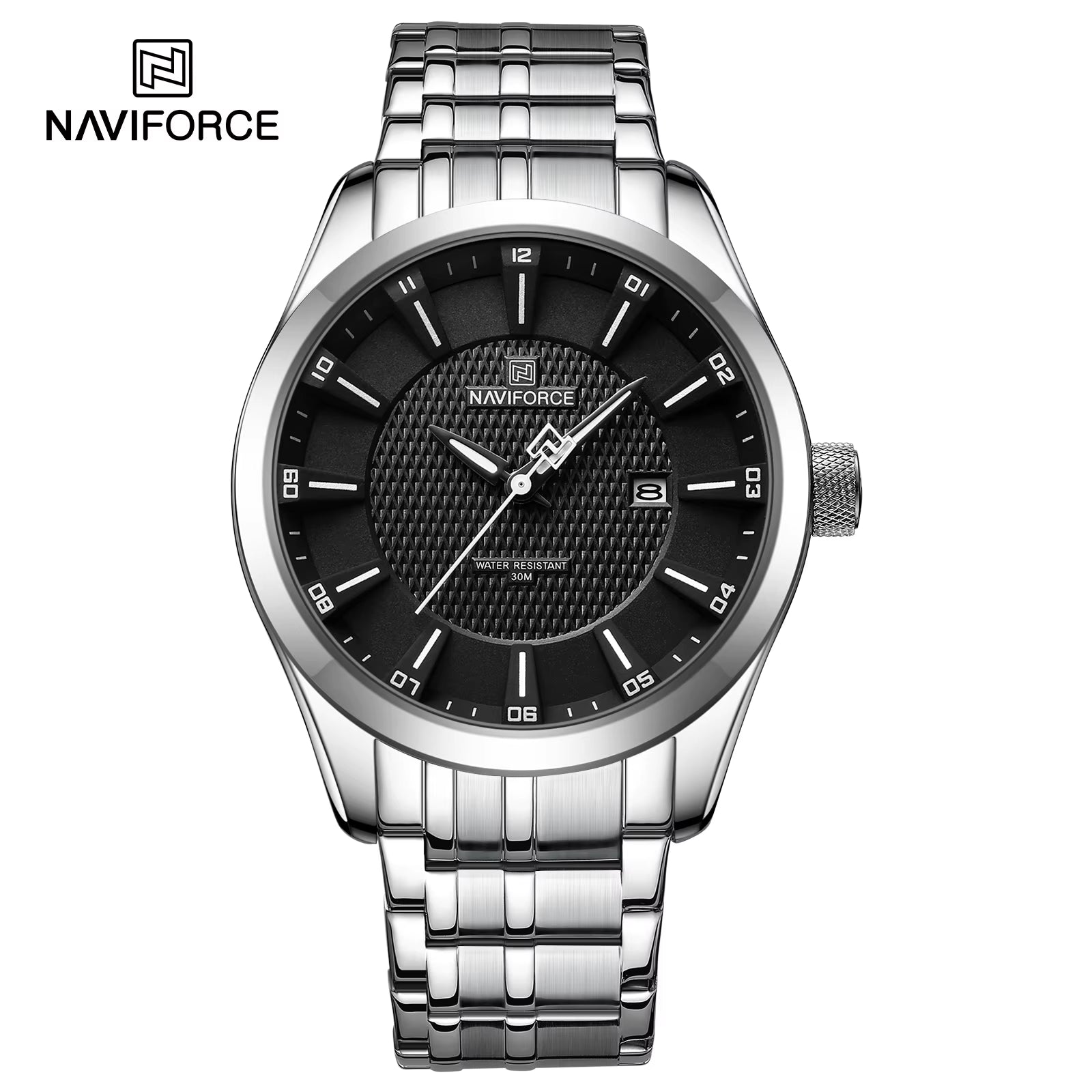 Brand Business Luxury Watch Men Clock Waterproof Luminous Quartz Stainless Steel Wristwatch Fashion Mens Watches