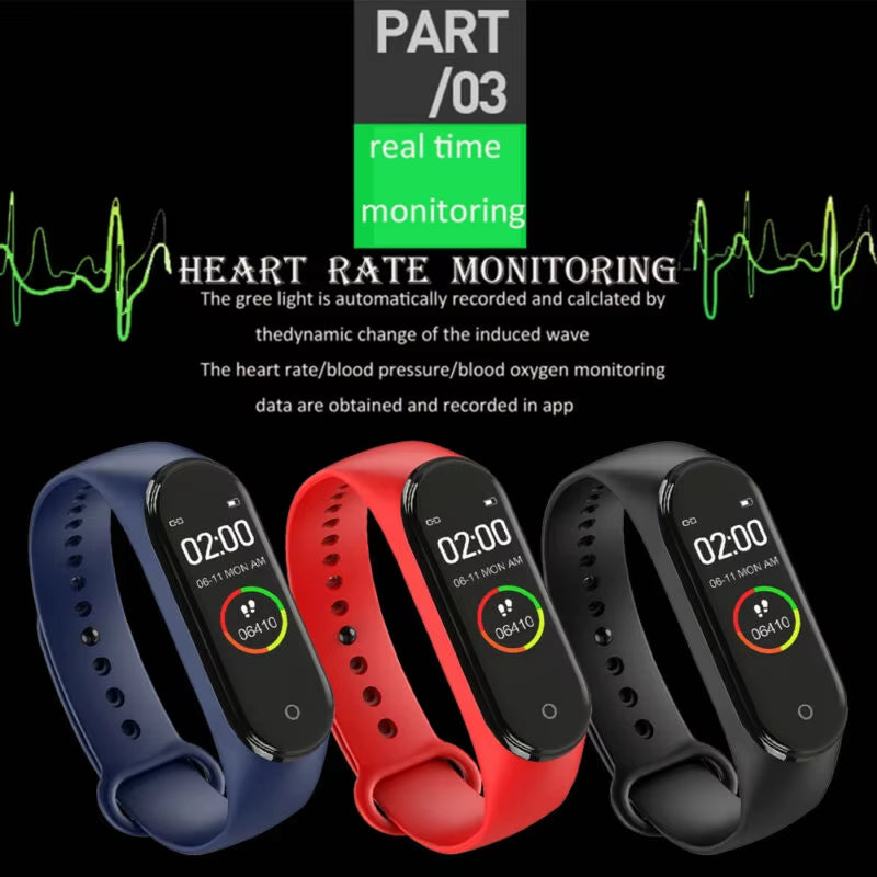 New Young Lovers New Mens Watches Waterproof Sport Silicone Band Watch Wristwatch Women Clock Electronics LED Pedometer Bracelet