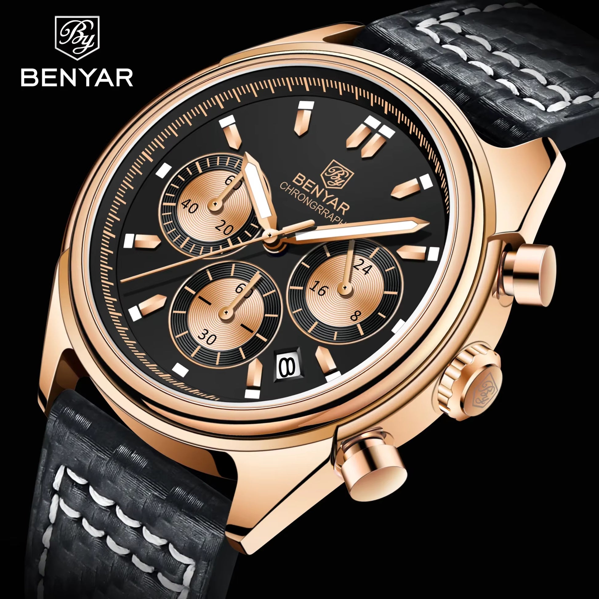 2024 New Watches Men Luxury Brand Chronograph Male Sport Watches Waterproof Stainless Steel Quartz Watch Relojes Hombre