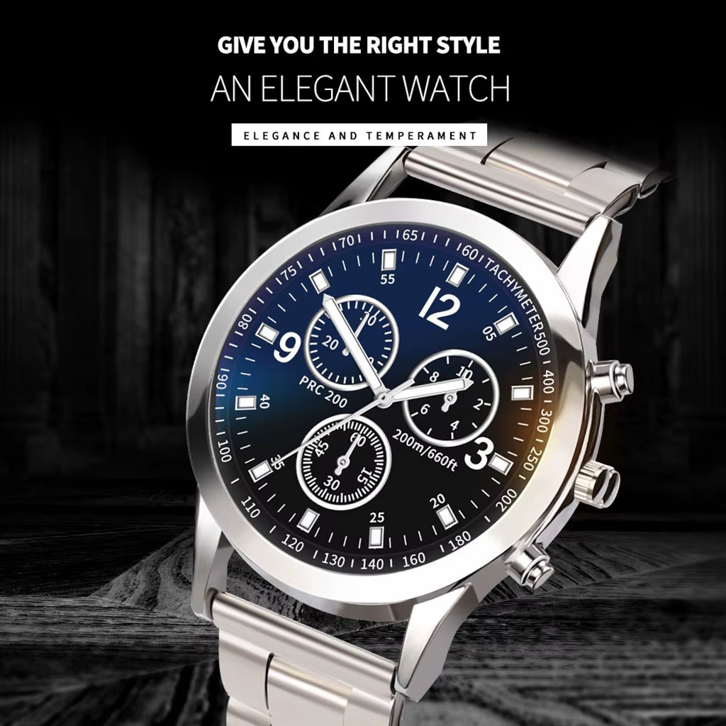 Luxury Business Men'S Quartz Sports Watch Stainless Steel Men'S Mechanical Watches Men'S Fashion Watches Relogio Masculino