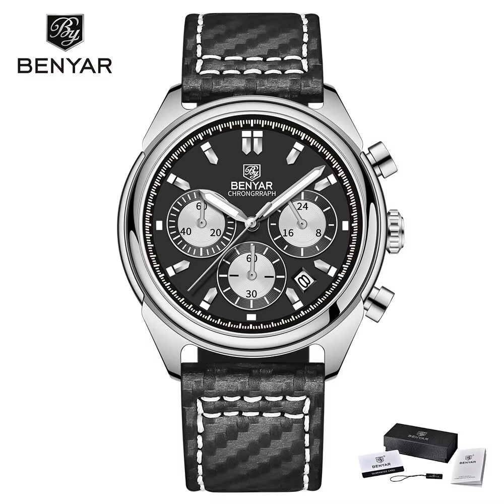 2024 New Watches Men Luxury Brand Chronograph Male Sport Watches Waterproof Stainless Steel Quartz Watch Relojes Hombre