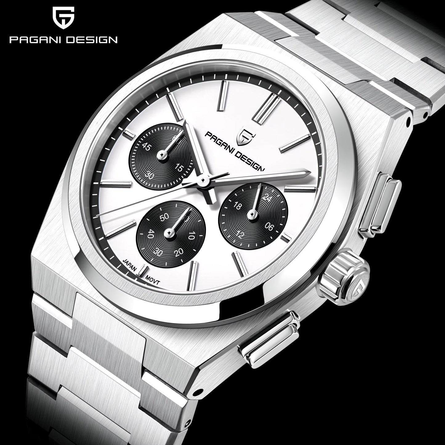 PAGANI DESIGN 2024 New Men Watches Quartz Business Watches VK63 Mens Clock Top Brand Luxury Watch Men Chronograph Watch for Men