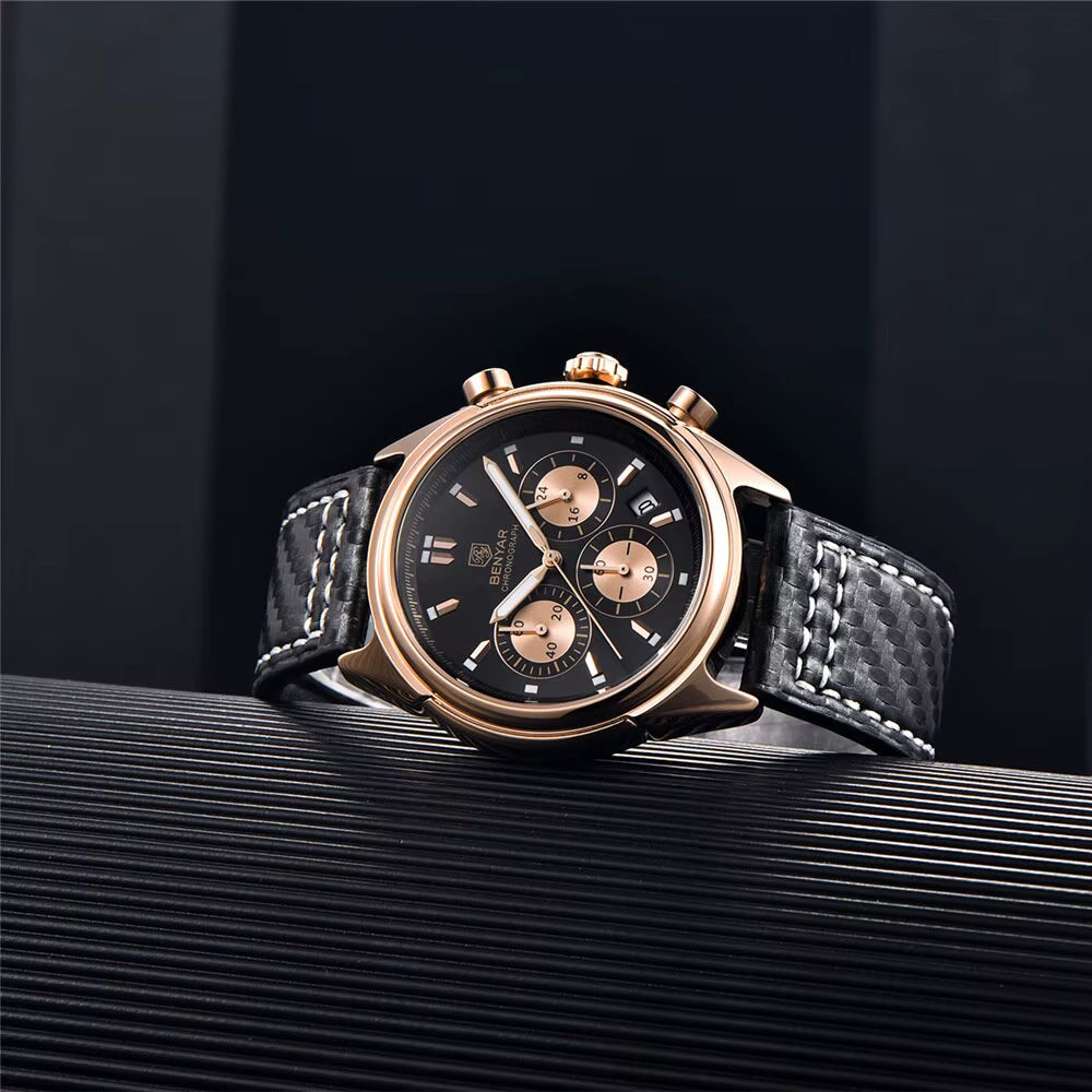 2024 New Watches Men Luxury Brand Chronograph Male Sport Watches Waterproof Stainless Steel Quartz Watch Relojes Hombre