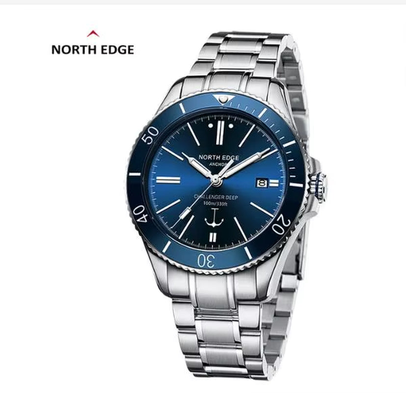 ANCHOR 42MM Men Mechanical Wristwatch Luxury Sapphire Glass MIYOTA 8215 Automatic Watches 10Bar Waterproof Watch Men
