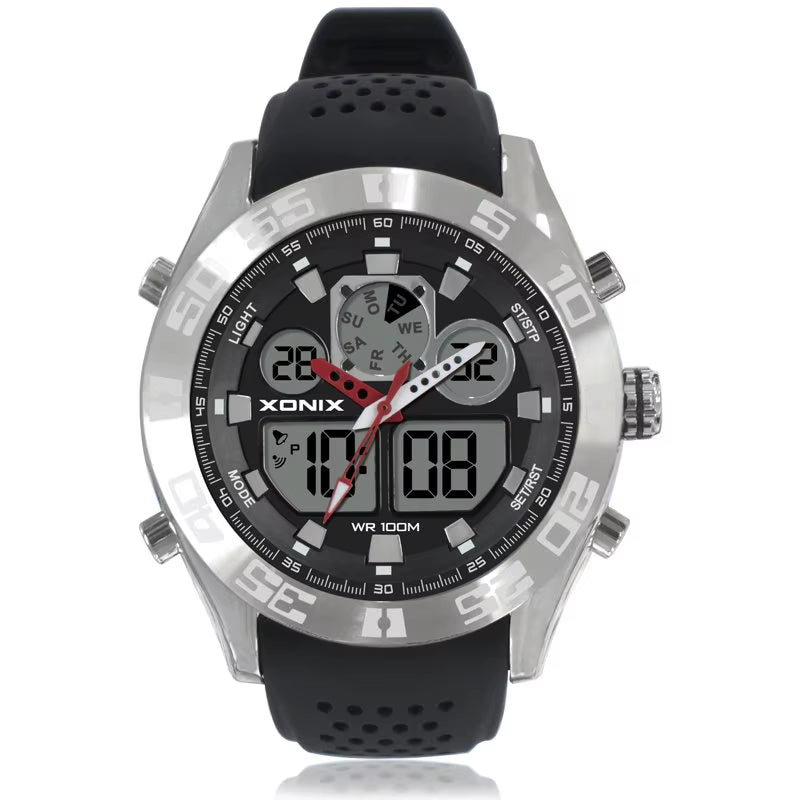 TOP Men Sports Watches Waterproof 100M Analog-Digital Watch Running Swimming Diving Wristwatch Relojes Hombre Montre Homme MY