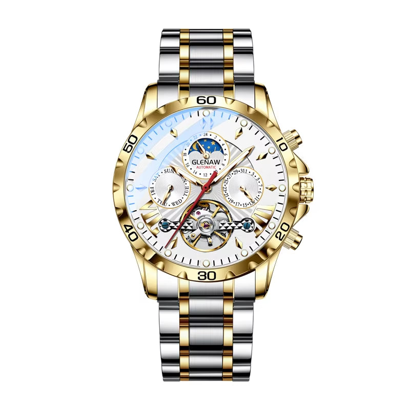 Design Mens Watches Top Brand Luxury Fashion Business Automatic Watch Men'S Waterproof Mechanical Watch Montre Homme