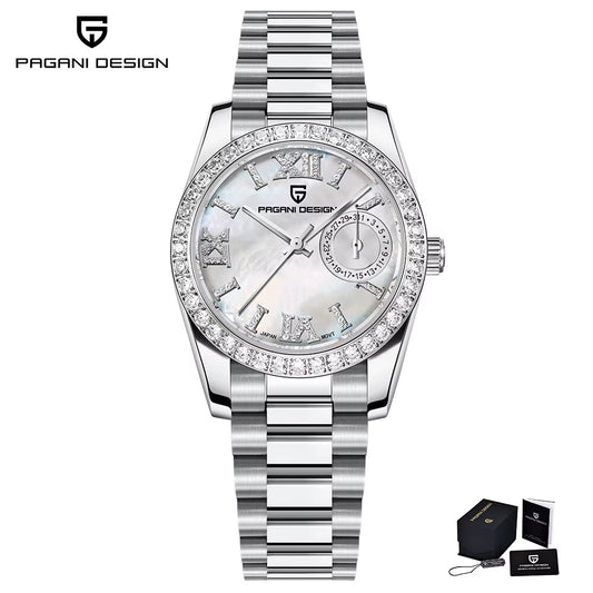 PAGANI DESIGN 2024 New 32MM Women'S Wristwatch Elegant Luxury Quartz Watch for Women Fashion Waterproof Watches Sapphire Clock