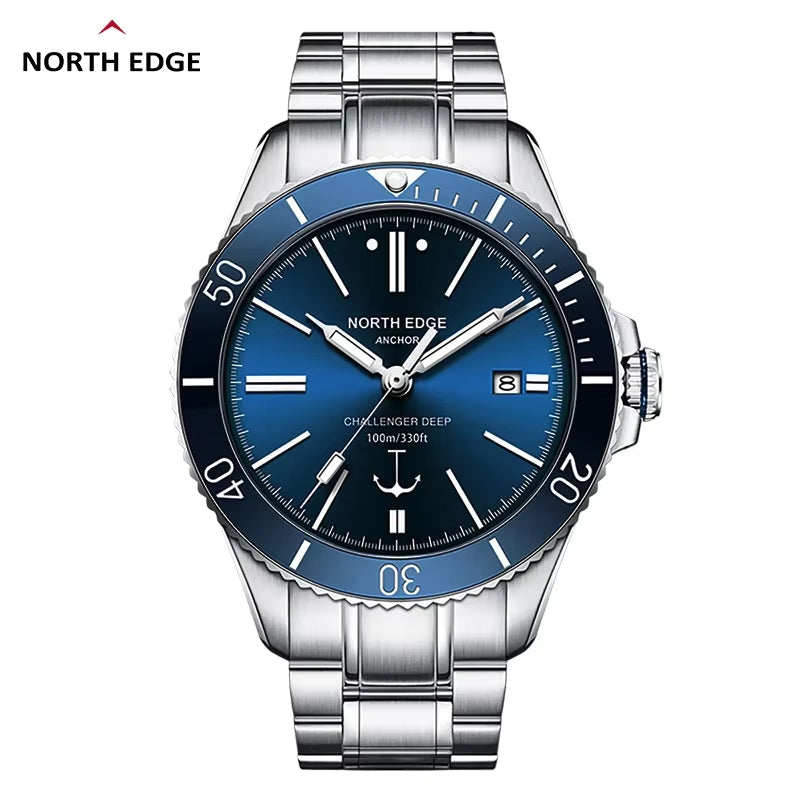 ANCHOR 42MM Men Mechanical Wristwatch Luxury Sapphire Glass MIYOTA 8215 Automatic Watches 10Bar Waterproof Watch Men