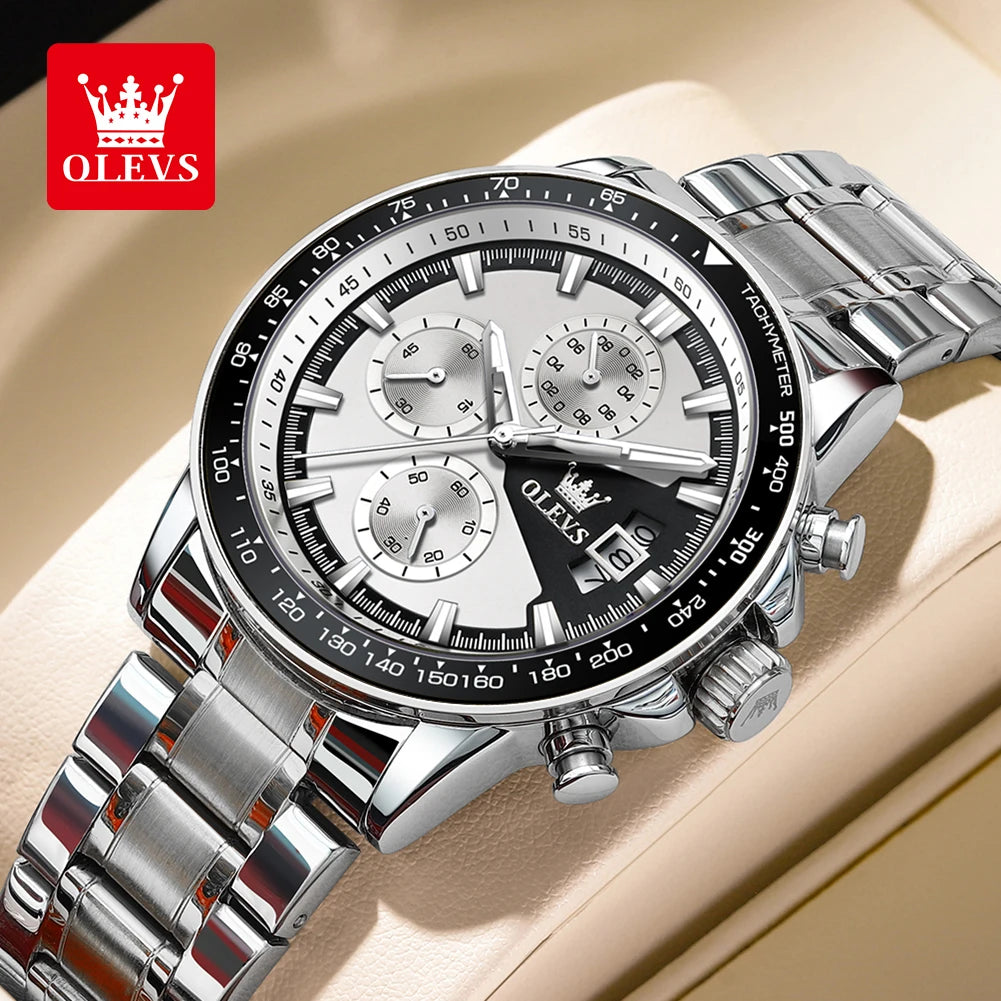 Original Quartz Watch for Men Chronograph Waterproof Men Wristwatch Fashion Business Men'S Watches 2023 Trend