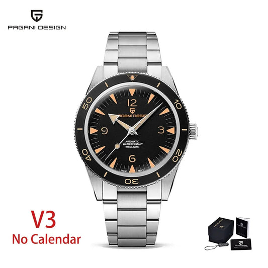 2024 New PAGANI Design 41Mm Men'S Automatic Mechanical Watch Classic Retro 200M Waterproof Business Sports Watches Reloj Hombre