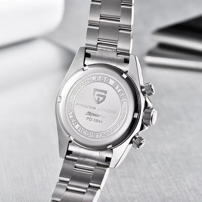 Men Watches Luxury Automatic Date Watch Men Quartz Watches for Men Brand Chronograph Japan VK63 Sapphire