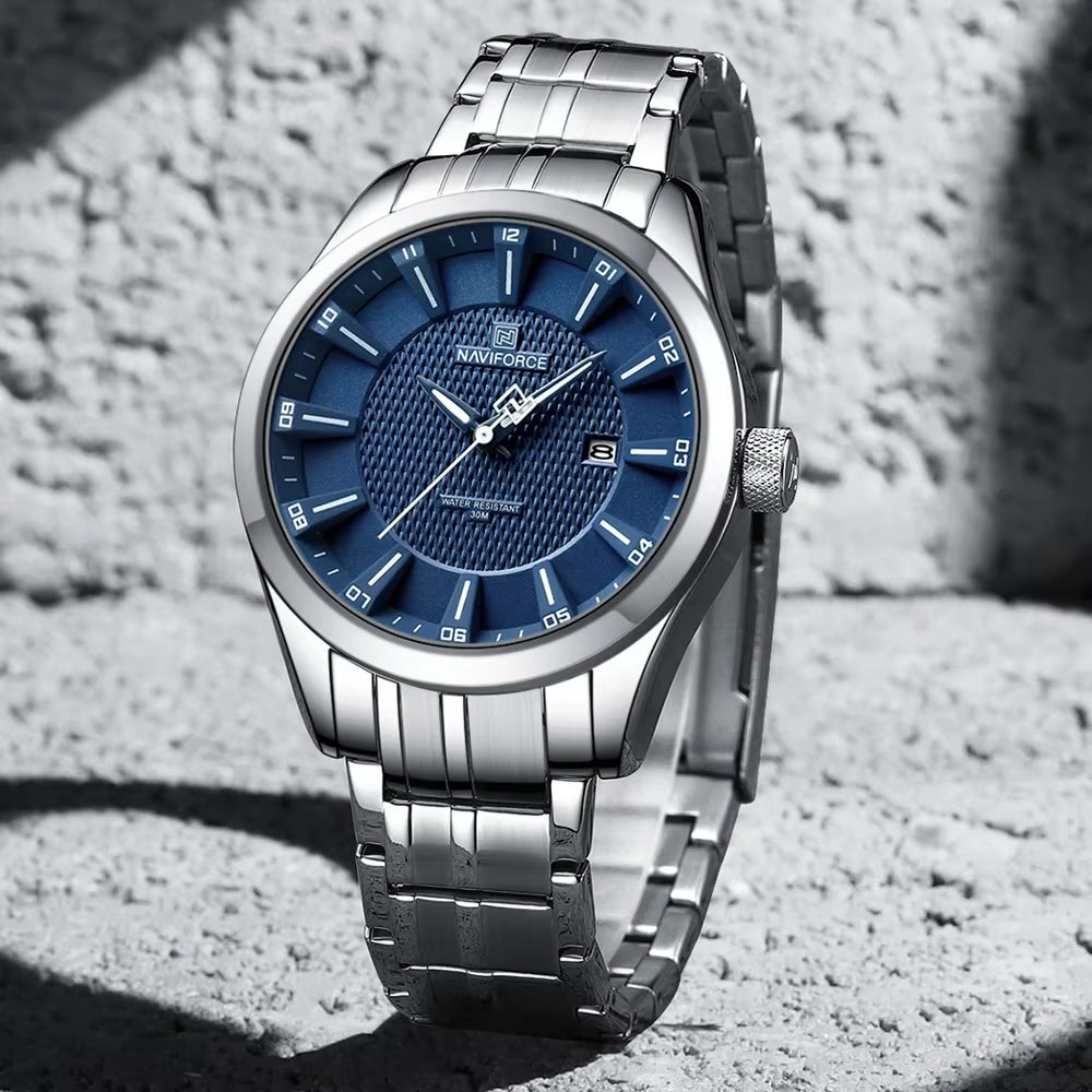 Brand Business Luxury Watch Men Clock Waterproof Luminous Quartz Stainless Steel Wristwatch Fashion Mens Watches