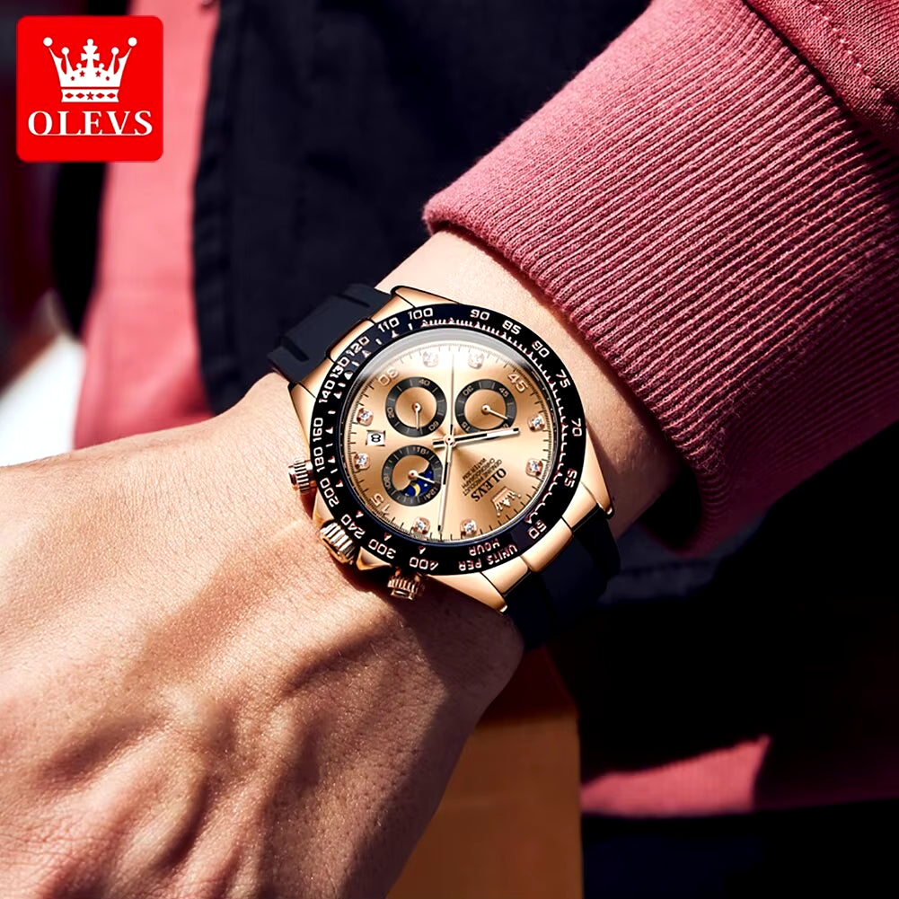 Luxury Men Watch Quartz Man Watches Waterproof Luminous Top Brand Watch for Men Date Chronograph Sport Wristwatch
