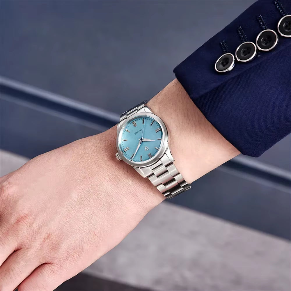 PAGANI DESIGN 2024 New 38Mm Men'S Quartz Watches Stainless Steel AR Coating Sapphire VH31 Business Sports Watches Watch for Men
