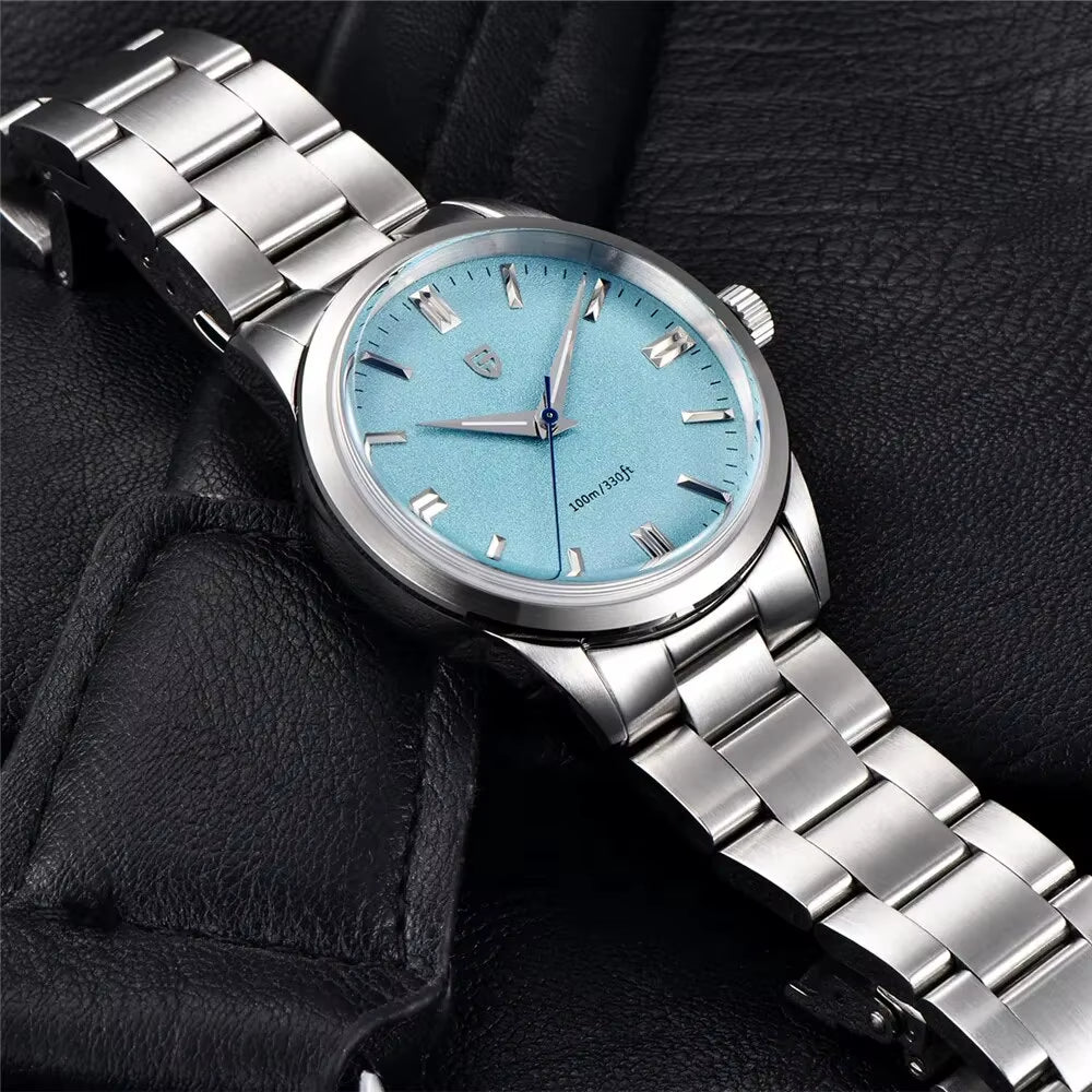 PAGANI DESIGN 2024 New 38Mm Men'S Quartz Watches Stainless Steel AR Coating Sapphire VH31 Business Sports Watches Watch for Men