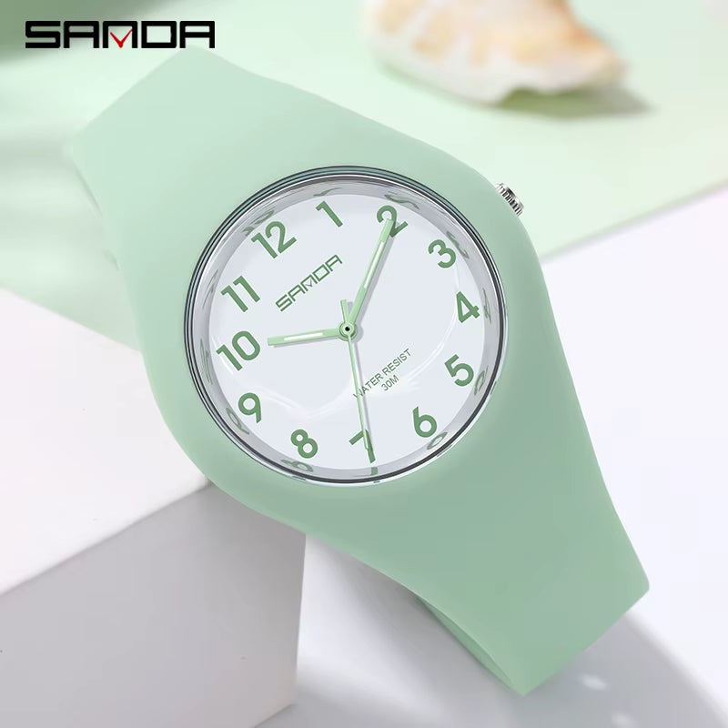 2024 Women'S Watch Simple Fashion Women Luxury Brand Waterproof Quartz Watches Ultra-Thin Design Ladies Wristwatches Reloj Mujer